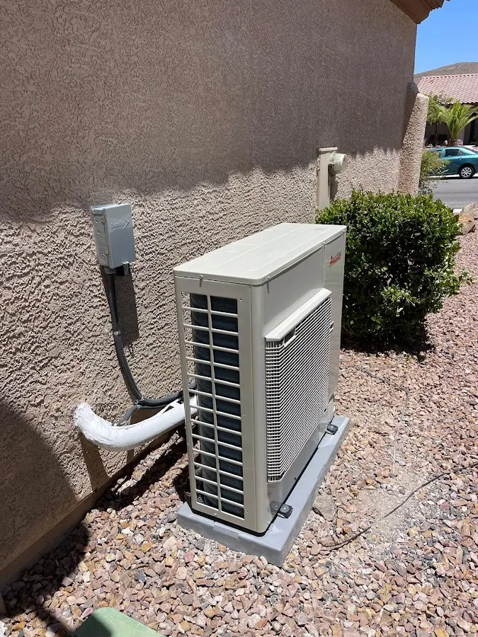 Residential air conditioning condenser unit in Pleasanton